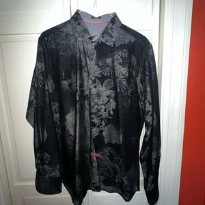 Mens black dress shirt *classic fit*